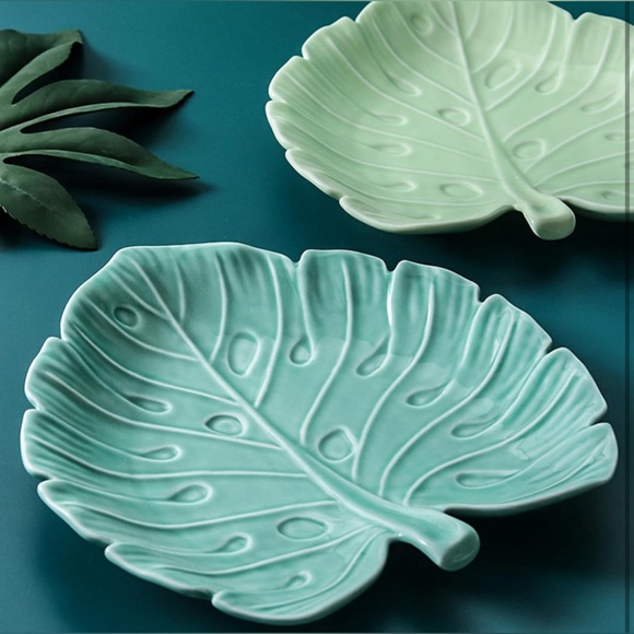 LARGE MONSTERA LEAF SILICONE TRAY MOLD DIY RESIN MICA SHELLS SEA GLASS& MORE LOT - Picture 13 of 16
